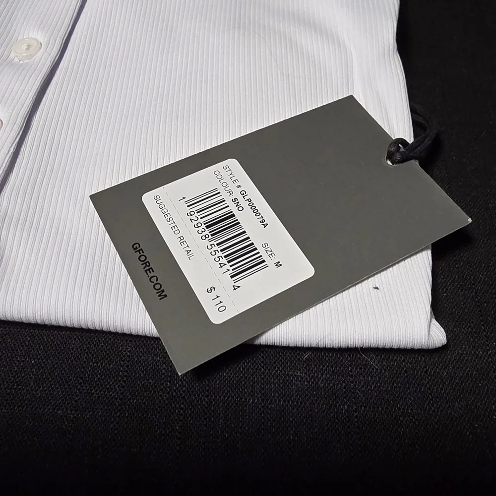 G/FORE White Polo — Bold Graphic Pack - Picture 12 of 14